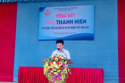 TRƯỜNG THPT A PHỦ LÝ PHÁT ĐỘNG ĐỢT CAO ĐIỂM ÔN THI TỐT NGHIỆP 2026