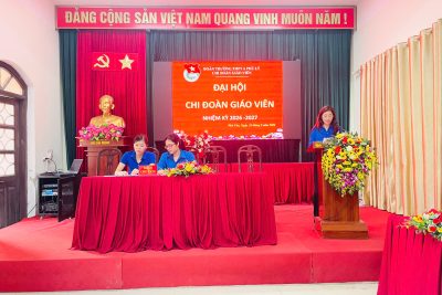 ĐẠI HỘI CHI ĐOÀN GIÁO VIÊN NHIỆM KỲ 2026 – 2027: VỮNG CHUYÊN MÔN, GIỮ NGỌN LỬA NHIỆT HUYẾT